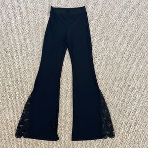 Charlotte Russe Black Flare Pants